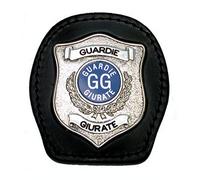 Vega Holster Porta Placca Guardie Giurate Color Argento da Cintura