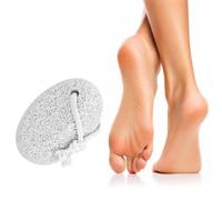 Vega Pietra pomice ovale per rimuovere la pelle morta e calli, scrubber per piedi per talloni lisci e strumento per pedicure, per uomini e donne