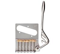 Vega-Trem VT2ND Teletrem Classico Ponte Tremolo per Chitarra Telecaster Per Tele Senza Modifiche Facile Installazione con logo