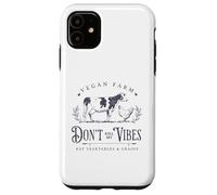 Vegan Farm Vegan Vibes Plant based Diet Vegetables and Grain Custodia per iPhone 11