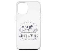 Vegan Farm Vegan Vibes Plant based Diet Vegetables and Grain Custodia per iPhone 12/12 Pro