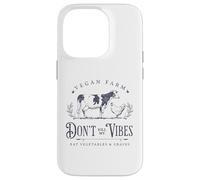 Vegan Farm Vegan Vibes Plant based Diet Vegetables and Grain Custodia per iPhone 14 Pro