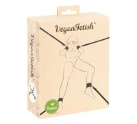 Set di Legatura al Letto Vegan Fetish - Nero
