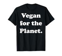 Vegan For The Planet Eco Statement Maglietta
