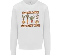 Vegan Living Vita Sulla Verdura Felpa Jumper Per Bambini