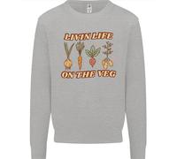 Vegan Living Vita Sulla Verdura Felpa Jumper Per Bambini