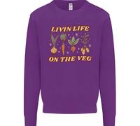 Vegan Living Vita Sulla Verdura Felpa Jumper Per Bambini
