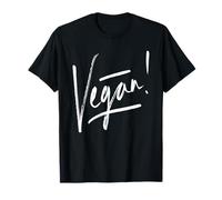 Vegan Plant Powered Vegetariano Vegano Go Vegan Maglietta