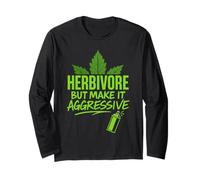 Vegan Punk Ribelle Vegan Vegan Anarchico Protesta Vegana Maglia a Manica