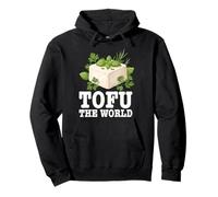 Vegan - Tofu Il Mondo Felpa con Cappuccio