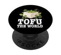 Vegan - Tofu Il Mondo PopSockets PopGrip Adesivo