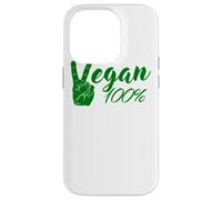 Vegan100 per cento Veganismo Vegetariano Custodia per iPhone 14 Pro