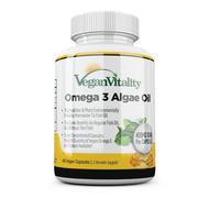 Vegani Omega 3 Alghe Olio Capsule. 400mg Dha 2 Mesi Scorta Pesce Gratis Vegetali