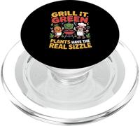 Veganismo Barbecue "Le piante hanno il vero sizzle" PopSockets PopGrip per MagSafe