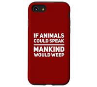 Veganismo vegano Diritti degli animali vegani sani a base vegetale Custodia per iPhone SE (2020) / 7/8