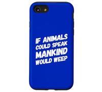 Veganismo vegano Diritti degli animali vegani sani a base vegetale Custodia per iPhone SE (2020) / 7/8