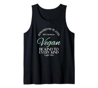 Vegano Alimentato dalle Piante Sii Gentile con Ogni Tipo di Vibrazione vegetariana Canotta