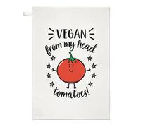 Vegano Da My Testa Pomodori Strofinaccio Del Mondo Migliore Scherzo Ortaggi