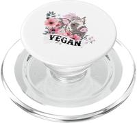 Vegano, non mangio i miei amici - Animale Vegetariano Mondo Pace PopSockets PopGrip per MagSafe