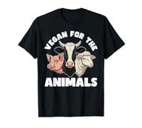 Vegano per gli animali Attivista vegetariano divertente Maglietta
