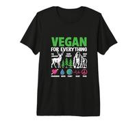 Vegano per Tutto | The Animals | Rain Forest Wild Life | Compa Maglietta Premium