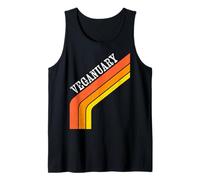 Veganuary Shirt Vegan in January Retro Vintage Gym Workout Canotta