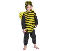 Vegaoo Costume da ape con cappuccio per bambino - XS 3-4 anni (92-104 cm)