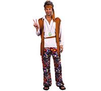 Vegaoo Costume hippie da uomo - Multicolore - M/L