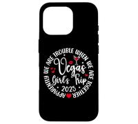 Vegas Girls Trip 2025 Crew We're Trouble When We're Together Custodia per iPhone 16 Pro