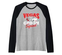 Vegas Groom Squad - Addio al Celibato Maglia con Maniche Raglan