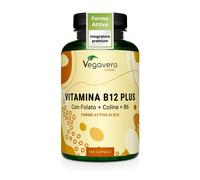 Vegavero Vitamina B12 Vegan 1000 mcg | con Acido Folico, Vitamina B6 e Colina |
