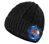 Vegawumen Cappello Bluetooth Uomo Idee Regalo, Berretto Bluetooth Uomo Regali Natale, Cappello con Cuffie Bluetooth Originali Bluetooth 5.2 Cuffie Stereo con Microfono Vivavoce