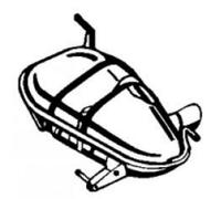 VEGAZ BS-456 Marmitta per BMW 1 Hatchback (E87) 1 Hatchback (E81)