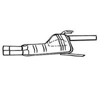 VEGAZ BS-71 Marmitta centrale