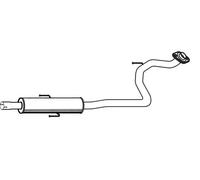 VEGAZ TS-393 Marmitta centrale