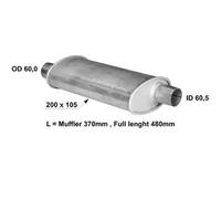 VEGAZ US-564 Silenziatore posteriore, universale