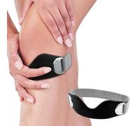 VEGCOO 1 fascia per tendini rotulei, in silicone, per corridori, atleti in caso di dolore al ginocchio, sindrome del tallone rotule, per prevenire il dolore e sostegno, traspirante, flessibile