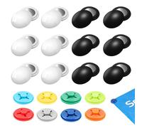 Vegena 12 Pezzi di Fermacampioni Magnetici, Magneti per Numeri di Gara, Clip Magnetiche per Fissare Il Numero di Gara Durante Maratone e Mezza Maratone, Inclusi 8 Bottoni in Tessuto