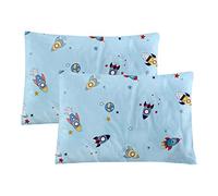 Vegena 2 Pezzi Federa per Cuscino 40 x 60 cm, Federe per Bambini in Cotone, Morbida e Traspirante, con Chiusura a Busta, per Bambini e Ragazze