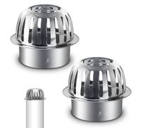 Vegena 2 Pezzi Filtro per Grondaia, Parafo Ø100mm, Anwendbare Rohrleitung: 110mm