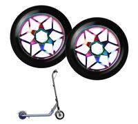 Vegena 2 Pezzi Scooter Ruote, Ruote Di Ricambio Per Scooter, Ruote Per Freestyle Scooter 100mm, Scooter Ruote Per Monopattino For Arcade Albott Monopattino(nero)