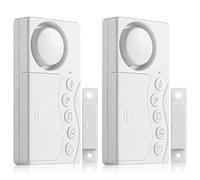 Vegena 2 allarmi per porta congelatore, allarme di sicurezza, allarme per finestre, senza fili, allarme per porta del congelatore, con ritardo di tempo 3/15/30/60 secondi, allarme per porta per la