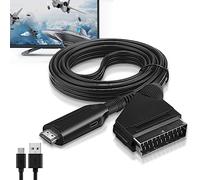 Vegena Convertitore SCART HDMI, Adattatore SCART to HDMI, Presa SCART HDMI per TV, Adattatore Scart a HDMI per HDTV STB VHS DVD Blu-Ray Xbox PS3 Sky
