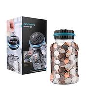 Vegena Digitale Salvadanaio Euro Counter, Salvadanaio Automatico Coin Counting Soldi Scatola per i Bambini e Adulti con Display LCD, Salvadanaio Contamonete 1,8L Regalo Perfetto per Bambini