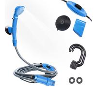 Vegena Doccia da campeggio portatile - Doccia da campeggio con soffione doccia tubo doccia per campeggio, doccia portatile, doccia da campeggio all'aperto per viaggi campeggio giardino spiaggia