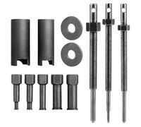 Vegena Kit Estrattore per Cuscinetti Interni per Moto,12 Pezzi Kit Estrattore Interno Cuscinetti Moto,Estrattore Cuscinetti Interni,Kit di Strumenti di rimozione Cuscinetti per Moto 9-30 mm(Nero)