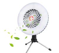 Vegena Lampada Da Campeggio LED Ventilatore Da Campeggio Ventilatore Da Campeggio Con Luce Ventilatore Da Soffitto Portatile USB Ricaricabile Con Supporto Per Campeggio Escursionismo Pesca