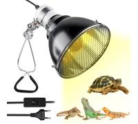 Vegena Lampada riscaldante tartaruga, lampada termale per rettili, portalampada E27, 300 W lampada tartaruga per terrari e acquari