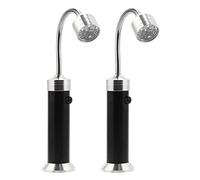 Vegena Luce della Griglia, 2 Pezzi LED Grill Light Lampada Barbecue Magnetica BBQ Set di Strumenti da Lavoro Ultra Luminosa 360 Gradi Regolabile Accessori Barbecue da Esterno per Camping Party Nero