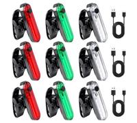 Vegena Luce Di Navigazione per Barche, Luce a LED Di Navigazione per Barche, 9 Pezzi USB Luci Di Navigazione a LED per Imbarcazioni, Luci per Barche Marine per Prua, 3 Tipi Di Modalità Lampeggiante